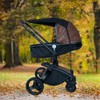Stroller Cover for Sun, Universal Foldable Stroller Sun Shade, SPF