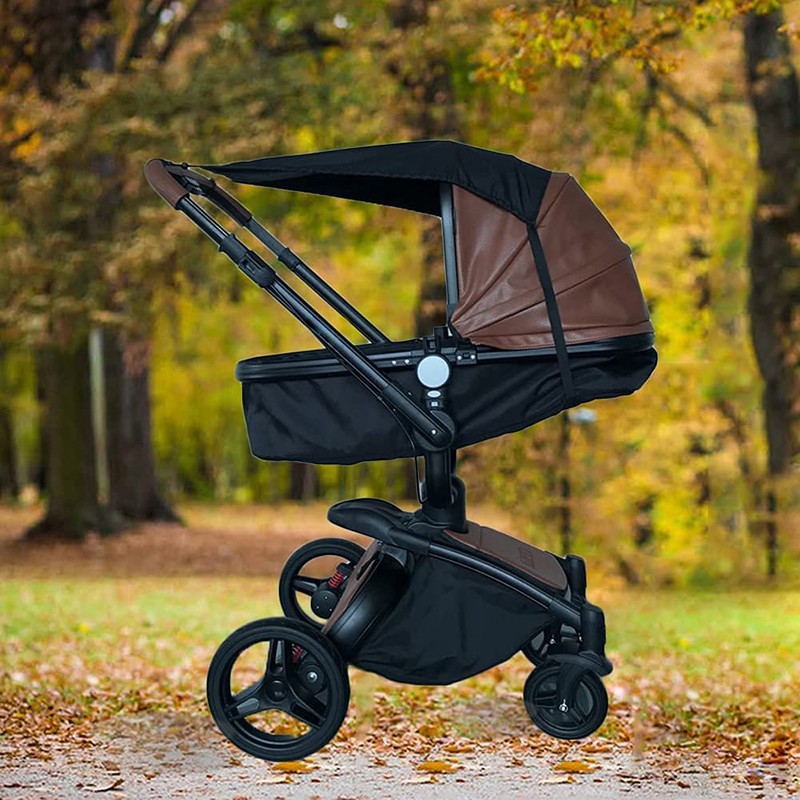 Stroller Cover for Sun, Universal Foldable Stroller Sun Shade, SPF