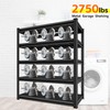 SUPPNEED Steel Metal Utility Garage Shelves: 48''W 1,500Lbs Heavy Duty