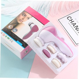 Baluue Pcs Brush Head Face Brush Deep Pore Cleaning Gentle Facial Cleanser Face Wash Compact for Home Travel Use