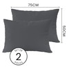 MOHAP Cooling Pillowcases 50X75 cm 2 Pack- Super Soft Breathable