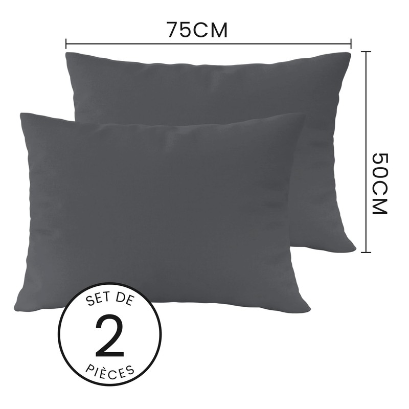 MOHAP Cooling Pillowcases 50X75 cm 2 Pack- Super Soft Breathable