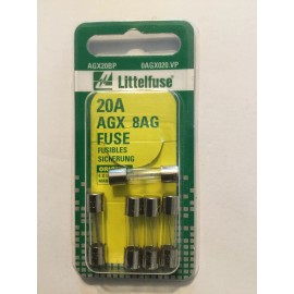 Littelfuse 0AGX020.VP Littelfuse 20 Amp AGX Fuse - Automotive AGX20BP