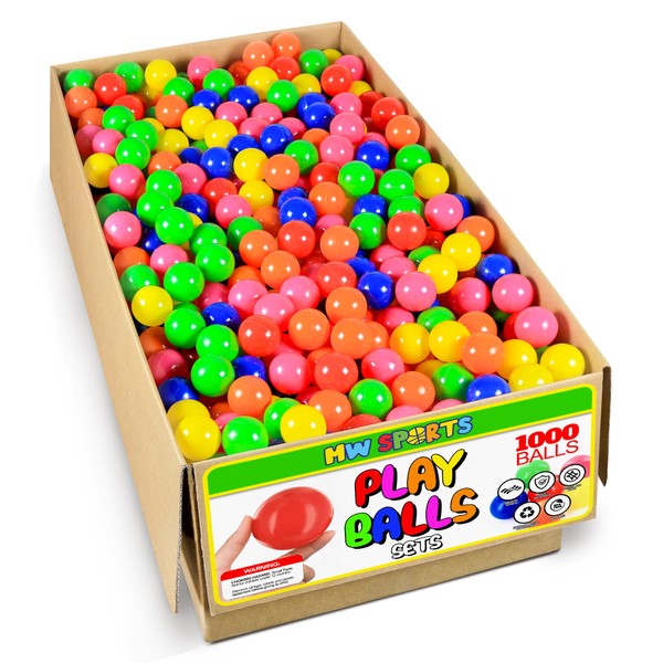 Play Balls for Ball Pit, Plastic Crush Proof, Phthalate &