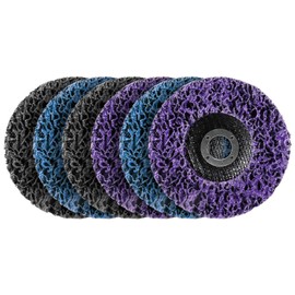 6PCS 4" x 5/8" Paint Stripper Wheel for Angle Grinders, Brush Wheel for Angle Grinders, for Cleaning and Removing Paint coatings, Rust and Welding oxides