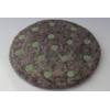 Maharanis Fairtrade Hand Felted Coaster 21cm Heather Grey, Mint Polka