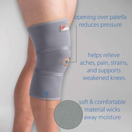 Swede-O Thermal Vent Open Patella Knee Sleeve - Small