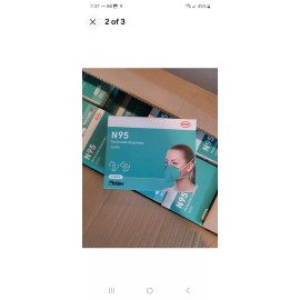 BYD LOT OF 12 New BYD N95 Foldable Particulate Respirator Face Mask 240 Pack Sealed