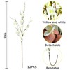Krissing 12 Pcs Cherry Blossom Branches 39” Tall Artificial Cherry