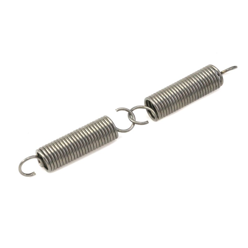 Mcredy Double Hook Extension Spring,0.4 Inch(10 mm) Diameter,Length 2 Inch(30