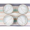 Set Of 4 Japanese Soushun Sakura Cherry Blossoms Porcelain Soup