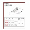 GENERIC (QTY 10) 2-Hole 60° Degree Open Corner Angle Unistrut