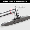 Shower Head Elbow Adapter, All Metal Handheld & Wall-Mounted Shower