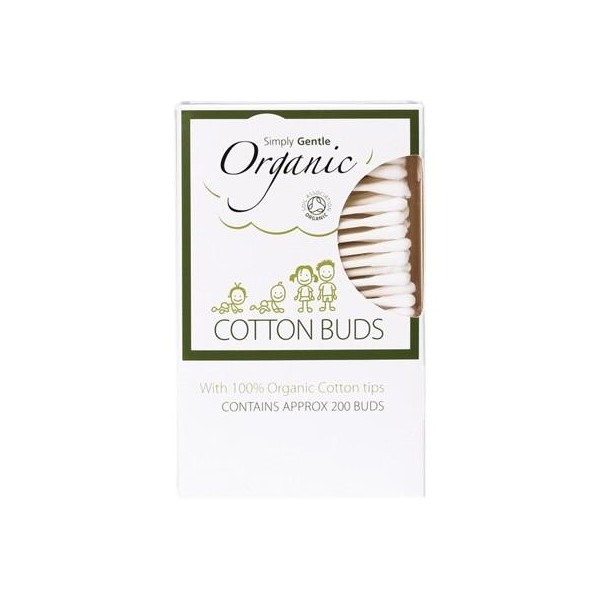 SIMPLY GENTLE ORGANIC 200 Cotton Buds