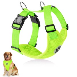 SlowTon Dog Harness for Dogs, No Pull Safety Harness, Small and Medium Dogs, Chest Harness, Soft, Padded, Breathable
