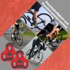 Compatible with Look Keo Bike Pedals 3-Hole Grip Blade 2