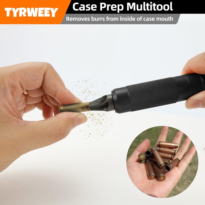 TYRWEEY Case Prep Multitool, Case Chamfer Deburring Tools for Reloading,