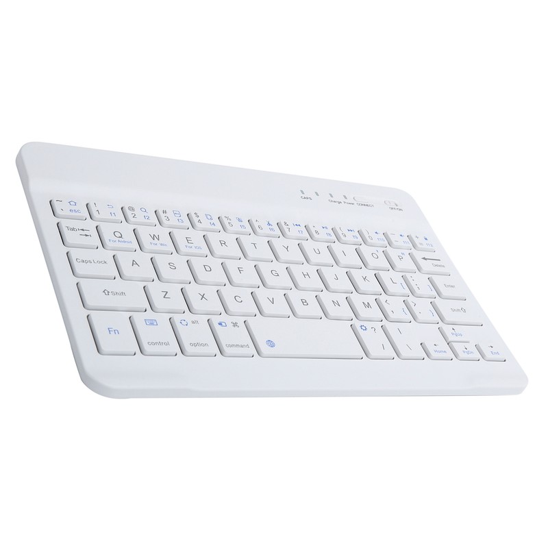 Mini Keyboard Bluetooth Portable 59 Keys Tablet Computer Supplies White