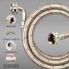 PLUMBINGMASTER 10FT Stainless Steel Washing Machine Hoses with 90 Degree