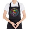 uinwk Funny Cafeteria Cooking Aprons for Women With 2 Pockets
