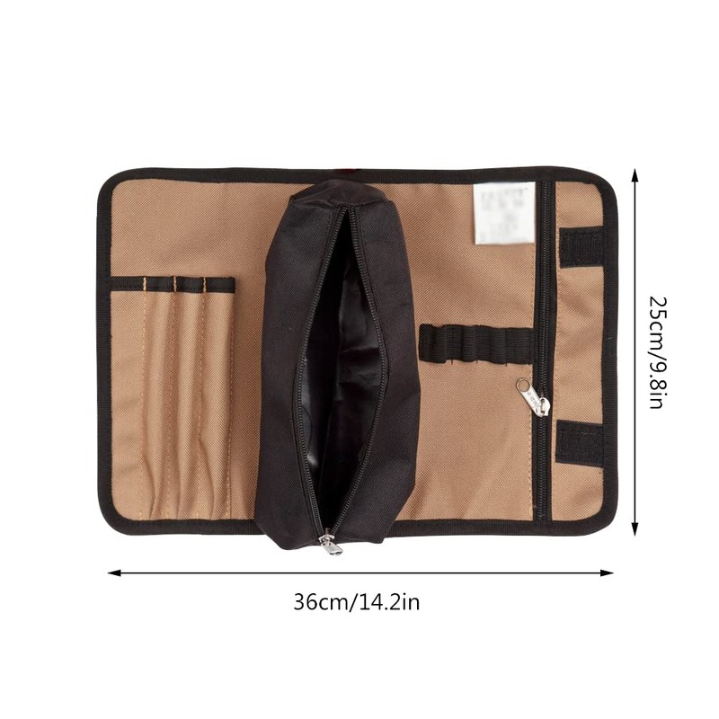 Tool Roll Bag, Tool Roll-Up Case, 600D Oxford Fabric Portable