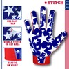 Dot Stitch Football Gloves (USA, Youth X-Large)