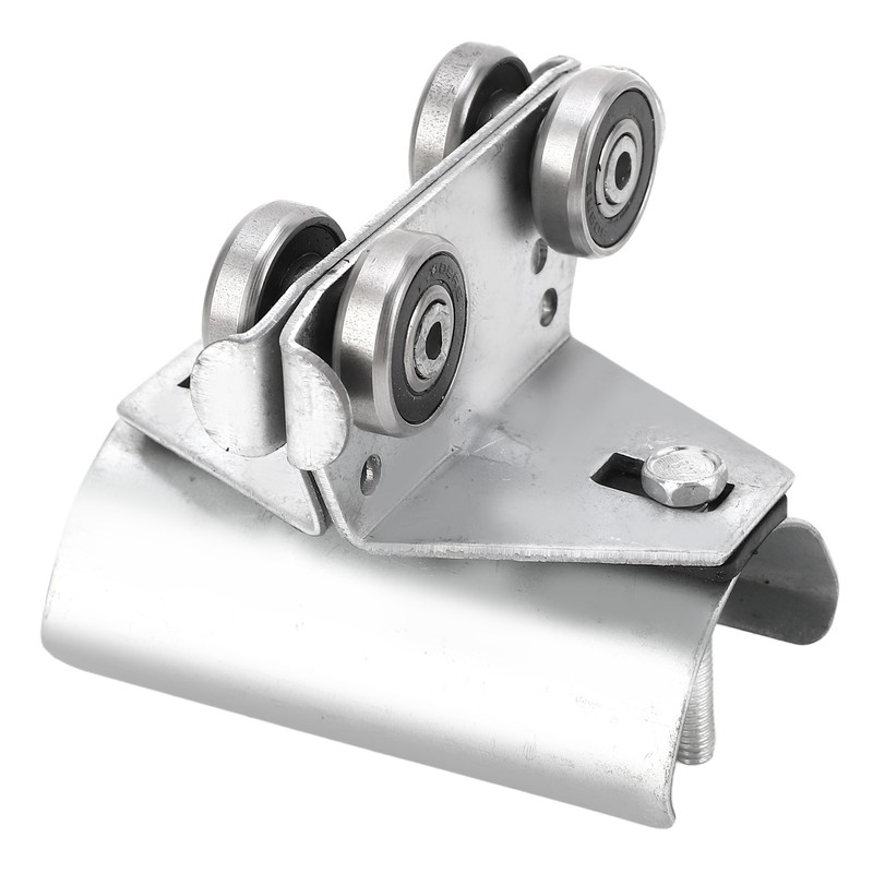 Stainless Steel Track Roller Wheel Trolley 24mm Pulley Diameter Cable