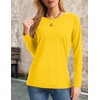 YUCOLEN Womens Long Sleeve T Shirts Cotton Long Sleeve Shirts