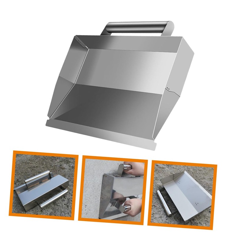 COHEALI Concrete Finishing Tool Stainless Steel Plaster Tool Ergonomic Wall