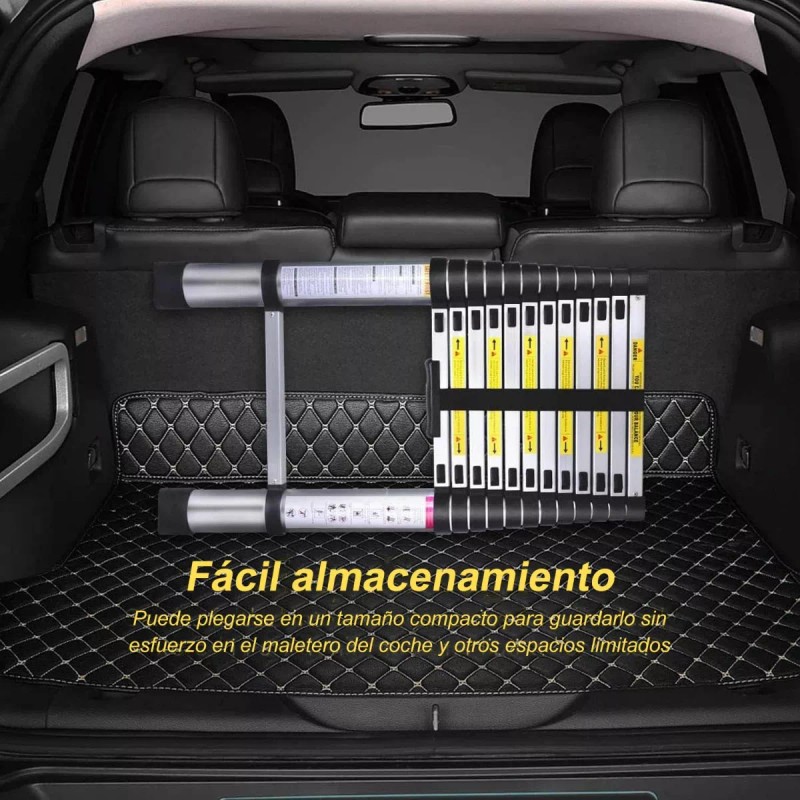 Viopy Escalera Telescopica Portatil De Aluminio 3.3m Estabilizador