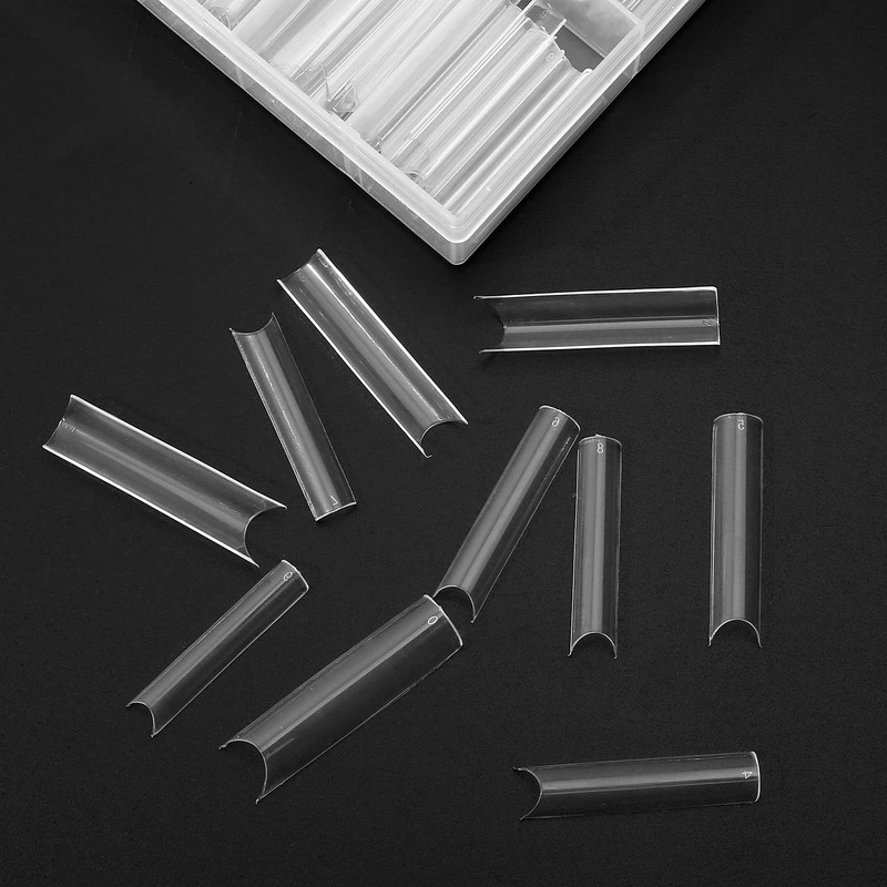 QOOSIKICC Pack of 200 False Nails Tips, Acrylic Artificial Nail