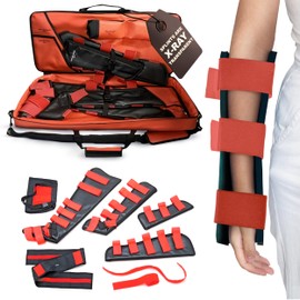 Dixie EMS Fracture Splint Kit – Emergency Immobilization Set with Arm & Leg Splints, Shoulder Support & Carry Bag – First Responder, EMT, Paramedic & Medical Use