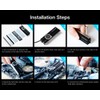 ineo Aluminum M.2 2280 SSD Heatsinks with 20mm Fan and