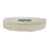 White Close Stitched Polishing Buffing Mop 8" x 1" 2