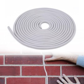 U0U Backer Rod 1/2 Inch,Foam Backer Rod Caulk Saver for Gaps and Joint Concrete Filling,16.4Ft Grey Concrete Expansion Joint Filler (1/2 inch * 16.4 feet)