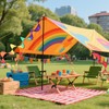 4Pack Wind Spinner Rainbow 110cm Whirl Wind Twister Colourful Hanging