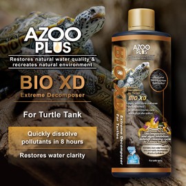 AZOOPLUS BIO XD Extreme Decomposer Nitrifying Bacteria for Turtle Tank 33.8 Ounces