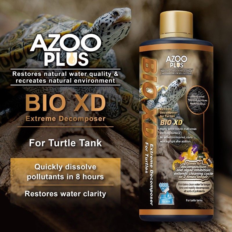 AZOOPLUS BIO XD Extreme Decomposer Nitrifying Bacteria for Turtle Tank