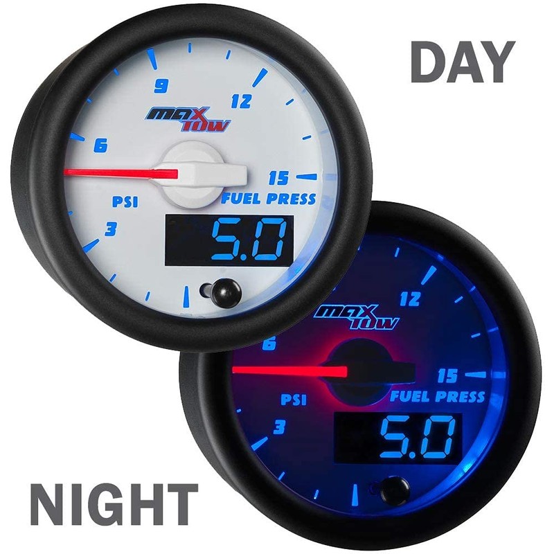 MaxTow Double Vision 15 PSI Fuel Pressure Gauge Kit -