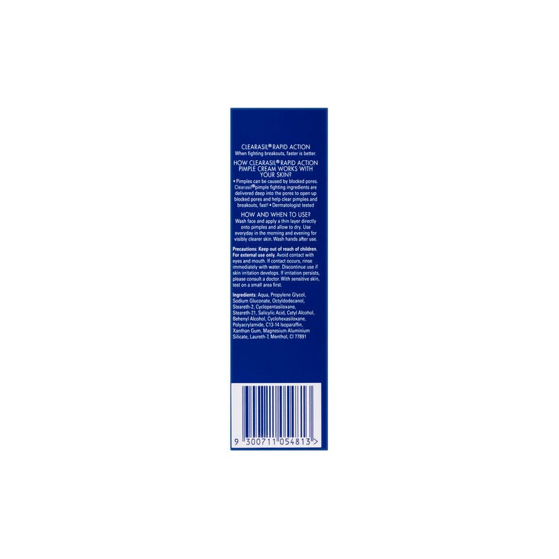 Clearasil Rapid Action Pimple Cream 15ml