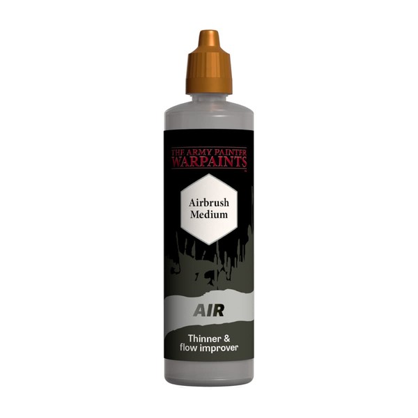 The Army Painter Airbrush Medium, 100ml Dropper Bottle Acrylic Paint Medium, Airbrush Thinner, Flow Improver, for Airbrushing and Painting Wargaming Miniatures, Perfect for Tabletop Boardgames