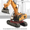 1/20 Excavator Rotate 680 Degrees 11 Channel Crawler Excavator Competition