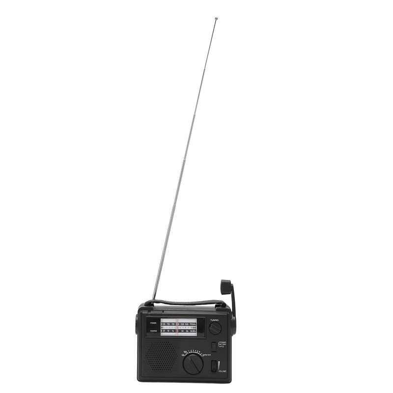Crank Radio Portable FM AM WB Band Multi Powered Emergency