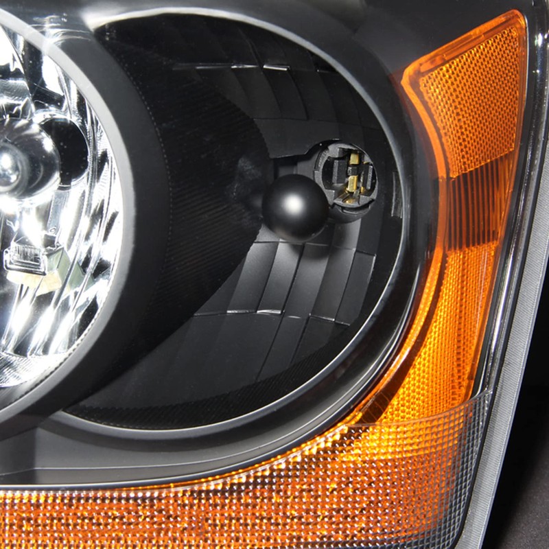 AKKON - For Dodge Durango OE Replacement Black Bezel Headlights
