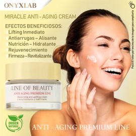 Miracle Gesichtscreme, Anti-Aging-Behandlung, sofortige Straffung und Lifting, Hyaluronsäure und biometrische Peptide, Bio-Öle, straffend, feuchtigkeitsspendend, Anti-Falten, 50 ml, hergestellt in