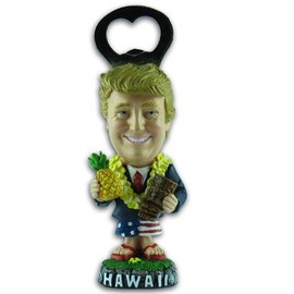 President Trump with Pineapple Bottle Opener