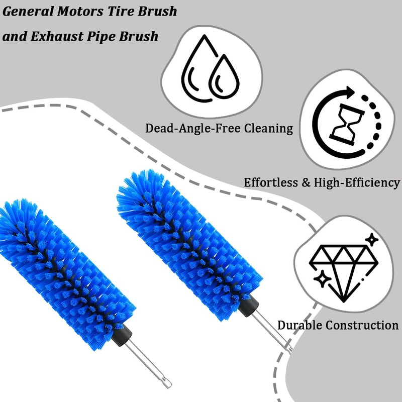 Drill Brush for Car Wheel, Soft No Scratches Vehicle Rim