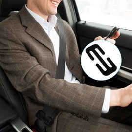 4 PCS Car Seat Belt Clips Adjuster Metal Car Seat Belt Locking Clip Safety Seat Belt Shoulder Stopper Buckle to Relax Shoulder Neck for all kinds of Car Seat Belt (7cm)