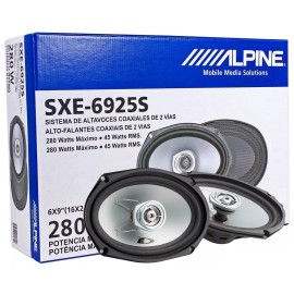 Alpine SXE-6925S 2-Way 6X9 " Peak Coaxial Car Audio Speakers 280 Watts *  NEW *