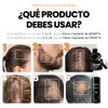 Henrys Fibras Capilares Negro 27.5g, Disimula Cabello Delgado, Aumenta Volumen